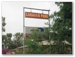 Cobar Caravan Park  - Cobar: Cobar Caravan Park welcome sign