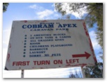 Cobram Apex Caravan Park - Cobram: Cobram Apex Caravan Park welcome sign