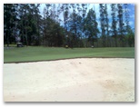 Bonville International Golf Resort - Bonville: Green on Hole 11 surrounded by daunting bunker