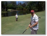 Bonville International Golf Resort - Bonville: Trevor Dixon and Steve Major on Hole 16