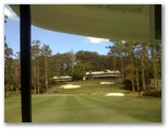 Bonville International Golf Resort - Bonville: Approach to the green on Hole 18