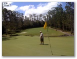 Bonville International Golf Resort - Bonville: Green on Hole 18 looking back along the fairway.