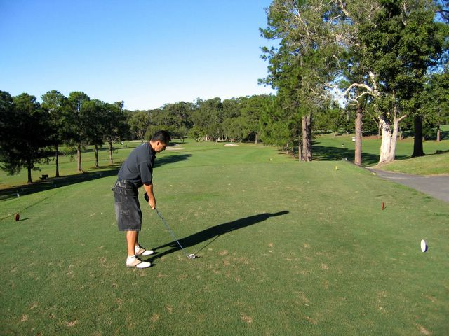 Coffs Harbour Golf Course 19th-27th Hole - Coffs Harbour: Teeing off on the 19th hole