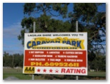 Riverview Caravan Park - Condobolin: Riverview Caravan Park welcome sign