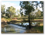 Riverview Caravan Park - Condobolin: Condobolin Weir is directly behind the park