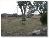 The Black Stump Rest Area - Coolah: The power pole in the distance is not accessible or available for use.