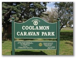 Coolamon Caravan Park - Coolamon: Coolamon Caravan Park welcome sign