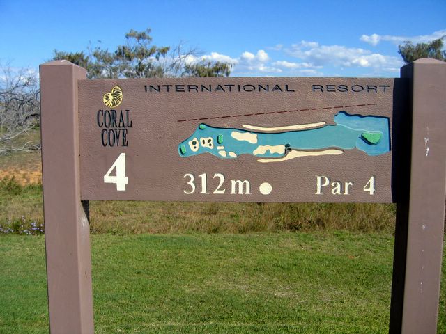 Coral Cove Golf Course - Coral Cove: Layout of Hole 4: Par 4, 312 meters