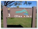 Coral Cove Golf Course - Coral Cove: Layout of Hole 3: Par 4, 295 meters