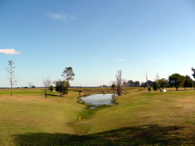Orara Park Golf Course - Coutts Crossing: Water feature on Hole 2
