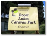 Boort Lakes Caravan Park - Boort Victoria: Boort Lakes Caravan Park welcome sign