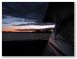 Boort Lakes Caravan Park - Boort Victoria: Sunset over Boort Lakes