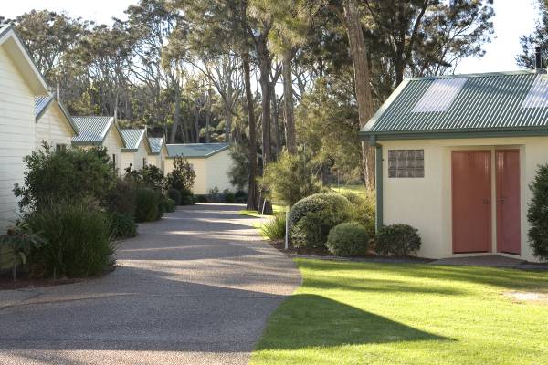 Crookhaven Heads Tourist Park - Culburra Beach: Cottage accommodation, ideal for families, couples and singles
