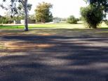 Gilgandra Rest Area - Gilgandra: Overview of the rest area which is fairly narrow.
