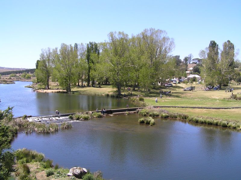 Snowy River Holiday Park - Dalgety: The park is located beside the Snowy River