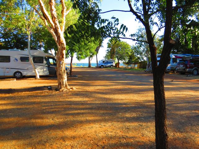 Dampier Transit Caravan Park - Dampier: Camp area.