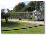 Deniliquin Riverside Caravan Park - Deniliquin: Area for volley ball
