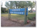 Denman Van Village - Denman: Denman Van Village welcome sign