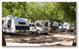 Kimberley Entrance Caravan Park - Derby: Shady powered sites for caravans