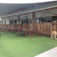 BIG4 Rivershore Resort - Diddillibah: Casual dining  and bar on the veranda by the pool.