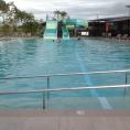 BIG4 Rivershore Resort - Diddillibah: Large heated pool with waterslides.