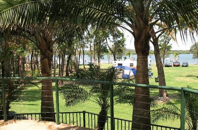 BIG4 Koala Shores Port Stephens Holiday Park - Lemon Tree Passage: View from deck