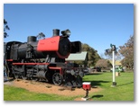 Donald Lakeside Caravan Park - Donald: Locomotive at Heritage Park