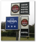 Ebor Falls Hotel Motel Caravan and Camping - Ebor: Welcome sign