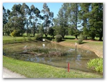 Drouin Golf & Country Club - Drouin: Water trap near Hole 18.
