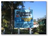 Diamond Waters Caravan Park - Dunbogan: Diamond Waters Caravan Park welcome sign