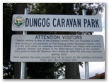 Dungog Caravan Park - Dungog: Dungog Caravan Park welcome sign