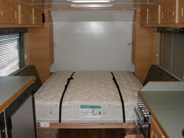 Elross Caravans, Fifth Wheelers, Motorised Campers and Display Caravans - Perth: Double bed