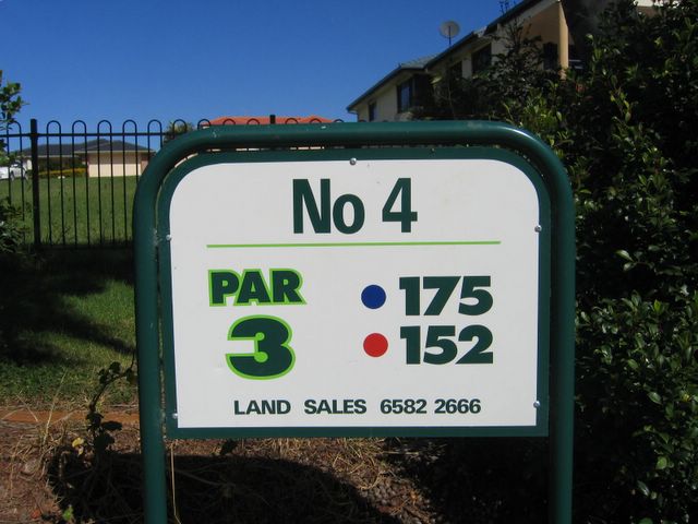 Emerald Downs Golf Course - Port Macquarie: Hole 4 - Par 3, 175 meters