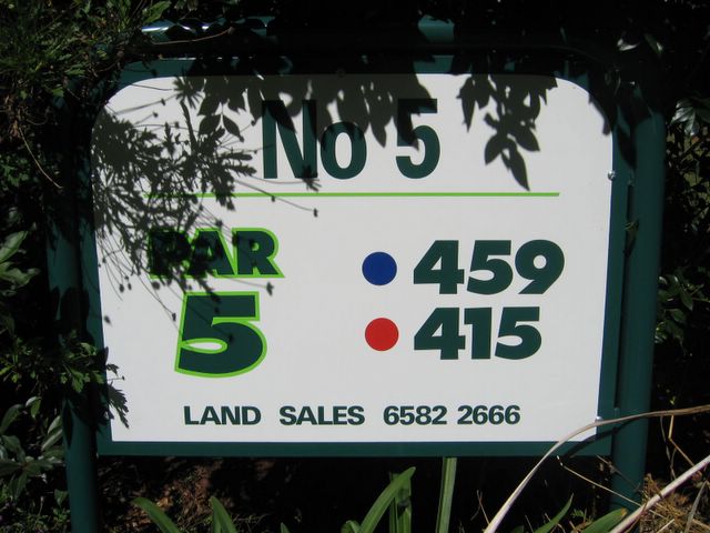 Emerald Downs Golf Course - Port Macquarie: Hole 5 - Par 5, 459 meters