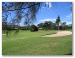 Emerald Downs Golf Course - Port Macquarie: Green on Hole 1