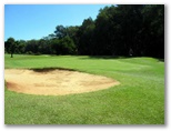 Emerald Downs Golf Course - Port Macquarie: Green on Hole 3