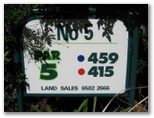 Emerald Downs Golf Course - Port Macquarie: Hole 5 - Par 5, 459 meters