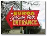 Euroa Caravan & Tourist Park - Euroa: Euroa Caravan Park welcome sign