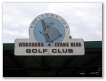 Evans Head Golf Course - Woodburn: Woodburn Golf Club welcome sign