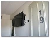 Wollongong Surf Leisure Resort - Fairy Meadow: Large digital TV in one bedroom terrace apartment.