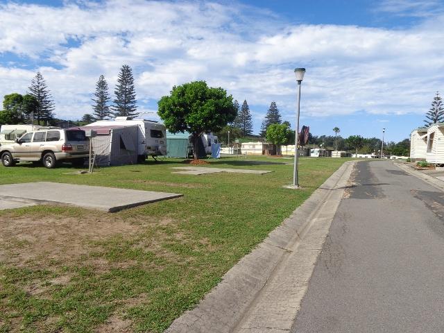 Forster Beach Holiday Park - Forster: not too many shade trees