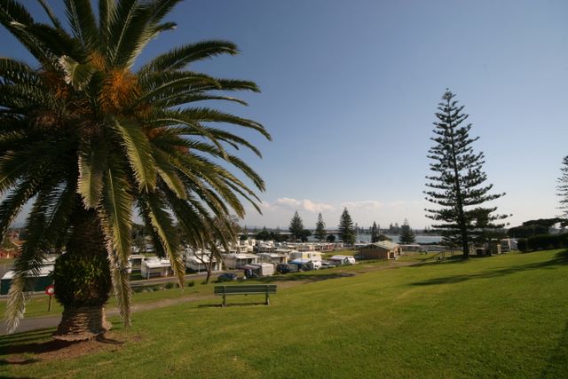 Forster Beach Holiday Park - Forster: Overview of the Caravan Park which is within easy walking distance of Forster township.