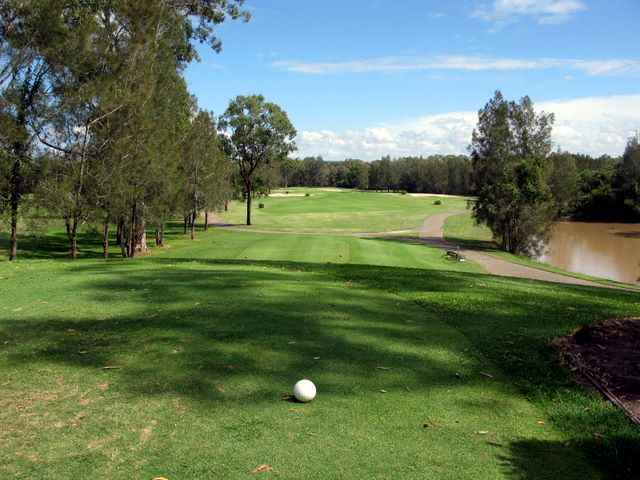 Gainsborough Greens Golf Course - Pimpama: Fairway view on Hole 1