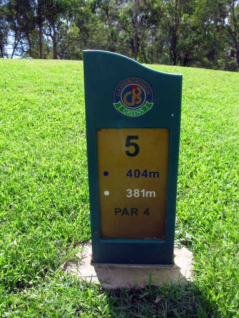 Gainsborough Greens Golf Course - Pimpama: Hole 5 Par 4, 404 meters
