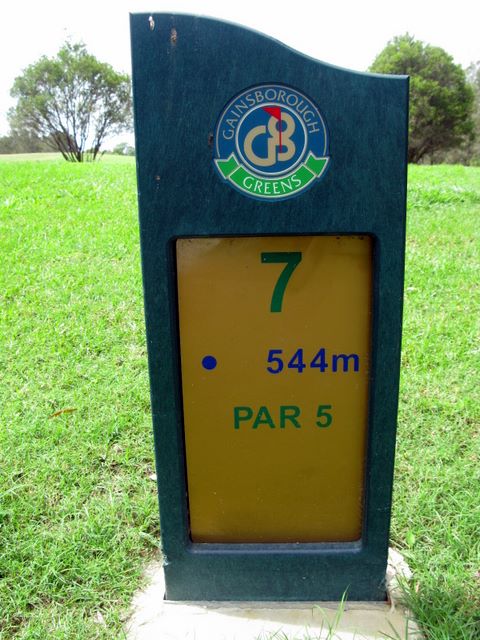 Gainsborough Greens Golf Course - Pimpama: Hole 7 Par 5, 544 meters