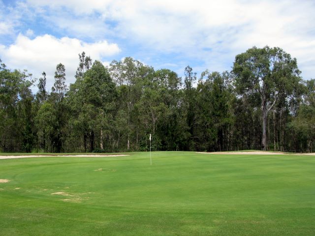 Gainsborough Greens Golf Course - Pimpama: Green on Hole 10