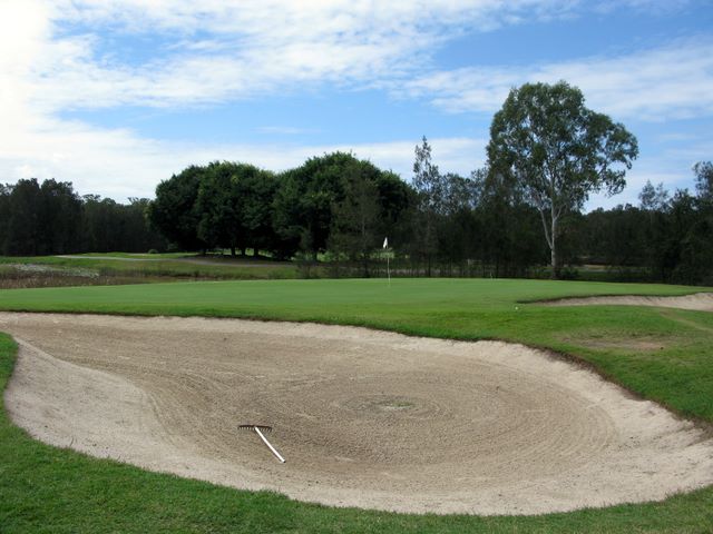 Gainsborough Greens Golf Course - Pimpama: Green on Hole 13