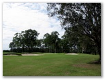 Gainsborough Greens Golf Course - Pimpama: Approach to the green on Hole 3