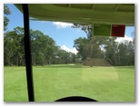 Gainsborough Greens Golf Course - Pimpama: Approach to the green on Hole 5