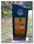 Gainsborough Greens Golf Course - Pimpama: Hole 8 Par 4, 340 meters
